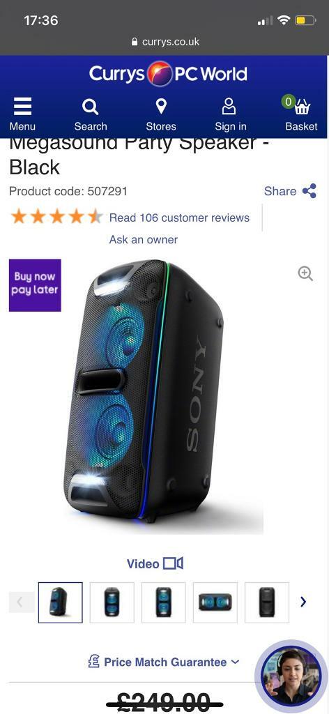 megasound party speakers